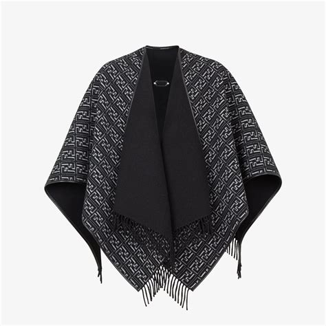 fendi poncho etsy|fendi poncho black and white.